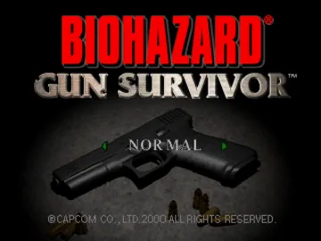 Biohazard - Gun Survivor (JP) screen shot title